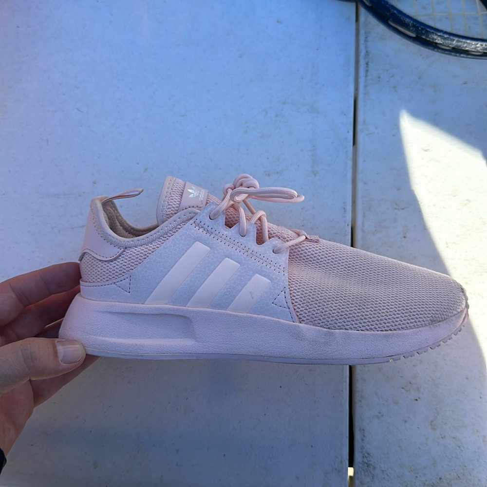 Girls pink Adidas X_PLR size 3